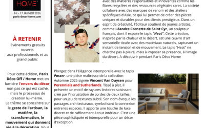 Déco News « Spécial Tapis » – « Carpet Edition »